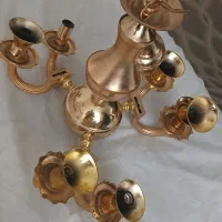 لوستر برنج اب کاری طلا