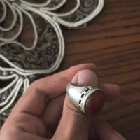انگشتر نقره عقیق یمنی