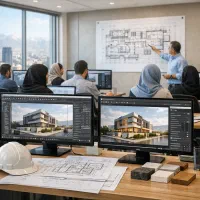 آموزش تری دی مکس 3DMax - اجرای ساختمان - معماری
