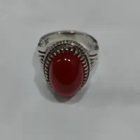 انگشتر عقیق با رکاب بسیار زیبا