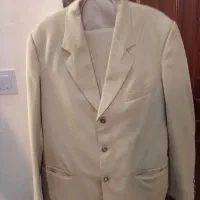 کت و شلوار وجلیقه فاستونی کرم مدل ایتالیا