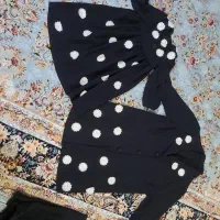مانتو کتی با پیراهن ست مادر و دختر کرپ