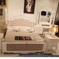 سرویس تختخواب دو نفره بدونه تشک