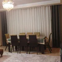 میز غذاخوری  ۸نفره و پرده  پذیرایی حریر