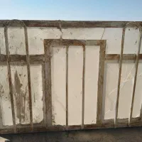 پنجره فلزی سنگین وزن ابعاد یک در یک و پنجاه