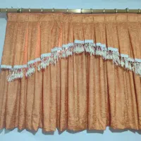 از همین پرده دوتا با میله پرده