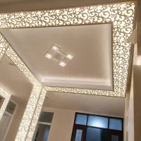 اجرای سقف کاذب پاسیو و حیاط خلوت با نورگیر حبابی