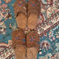 دمپایی نمدی پشم صددرصد خالص