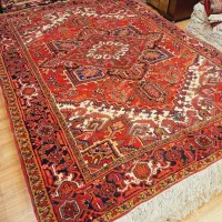 ۶متری دستباف زمینه روناسی اصیل رنگ تماما گیاه