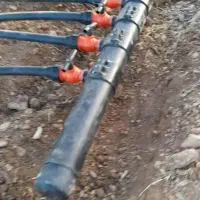 لوله کشی باغ  و بارانی کردن زمین
