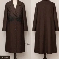 مانتو زنانه سایز ۵۲ رنگ قهوه ای