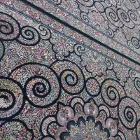قالی ۱۲متری جفت سورمه ای