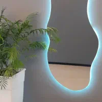 آینه قدی دفورمه   بدون موج  ارسال درب منزل