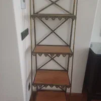 بوفه ۴ طبقه ای طلایی جا دار مقاوم و نو