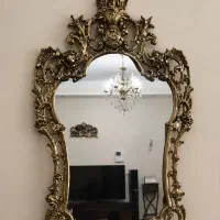 آینه و شمعدان کنسولی برنزی  اصل