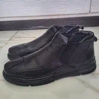 کفش نیم بوت چرم طبیعی