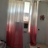 پرده حریر دولنگه