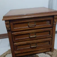 میز سه کشو  جنس چوب فوق العاده خوب