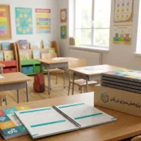 تایپ پرینت فنری چاپ سیمی کردن کتاب جزوه