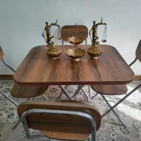 میز ناهار خوری ۴ نفره تاشو