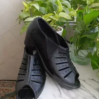 کفش ، صندل چرم تابستانی سایز ۳۹ ، ۴۰