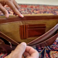 کیف اداری مردانه چرم طبیعی