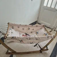 گهواره ننوطرح خرس وماه درحدخیلی نو
