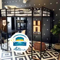 تختخواب دوطبقه(یکنفره)تخت خواب۲دو طبقه(یک نفره)طلا