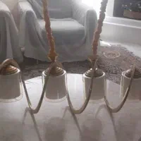 لوستر خطی چهارشاخه