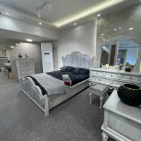 سرویس خواب چوبی رنگی
