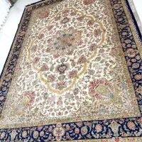 ۲ تخته فرش ماشینی ابریشم قم