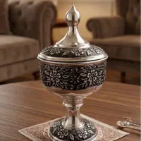 فروش عمده شکلات خوری گل برجسته سیاه قلم