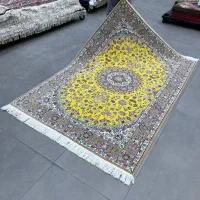 فرش دستباف نایین۴ متری لیمویی زیبا ۶متری هم موجوده