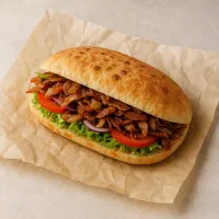 انواع ساندویچ گرم وسمبوسه موجوداست