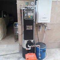 دیگ بخار۱۷۰ کارکرده و پرس اطو بخار کارکرده