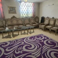 مبلمان سلطنتی ۱۷ نفره سالم و تمیز  ۳ میز عسلی