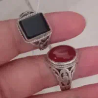 انگشتر  نقره مردانه