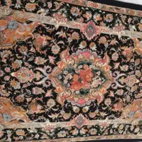 فرش چله ابریشم سالاری تبریز جنس نخ اابریشم  مرینوس|فرش|تهران, جمال‌زاده|دیوار