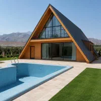 ساخت کلبه سوئیسی با سازه فلزی
