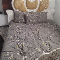 تخت دو نفره با کفی تخت و تشک رویال
