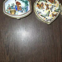 دو عدد جعبه جواهر چینی قدیمی