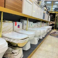 روشویی کف دوبل گردویی کابینتی SAAM توالتفرنگیپخش
