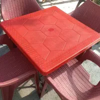 میز و صندلی حصیری رستورانی