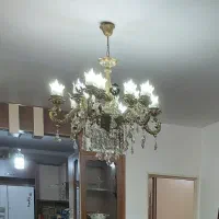 لوستر و شمعدان برنجی