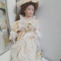 عروسک سرامیکی در حد نو دوعدد خرس