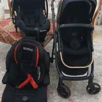 کالسکه و کرییر Babe همراه صندلی ماشین