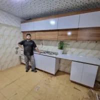 کابینت مدل پله ای  با طرح خاص و قیمت خاص