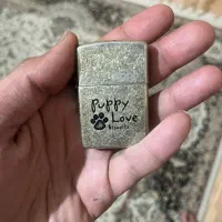 فندک زیپو A زیر سیگاری برنجی