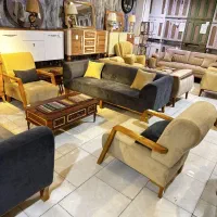 مبل خوش نشین کاپر چوب راش زرکالا مدل 76