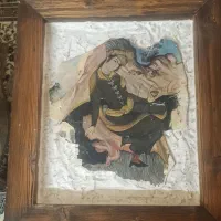 تابلو نقاشی روی گچ